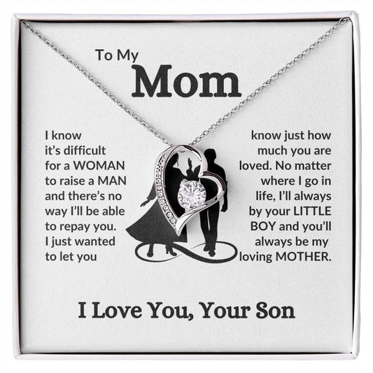 To My Mom Love Son | "My Loving Mother" | Forever Love Necklace